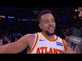 CJ McCollum postgame interview on the court, after the Hawks stunned the Knicks in MSG, in game 2.
