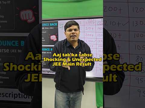 Most SHOCKING Marks vs Percentile 😭😱😡| JEE Mains Result 2024 #shorts #esaral #jee2024 #jeemains