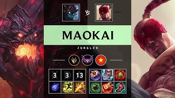 Maokai Jungle vs Lee Sin - VN Master Patch 25.18