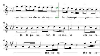 #scorekaraoke 28-3. Che Sara - Jose Feliciano : 반주곡에 맞춰 싱어롱