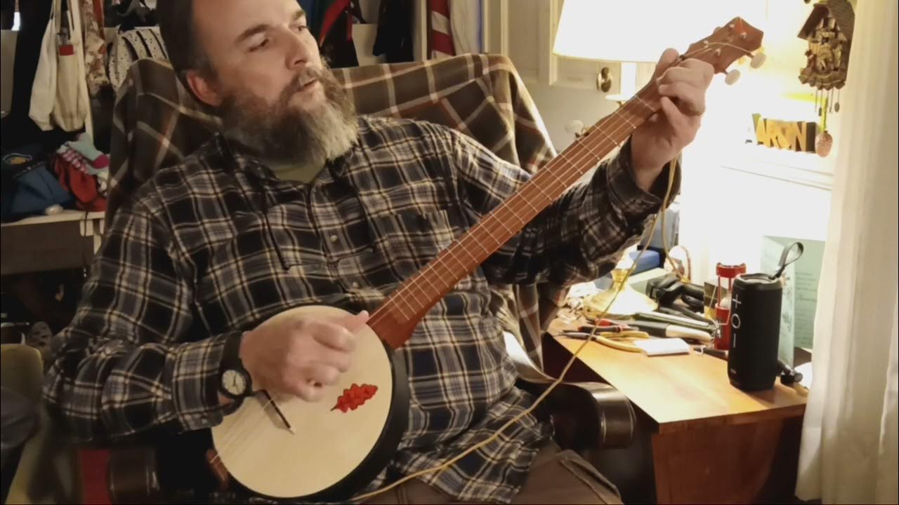 Fireside banjo with nylon banjo strings dadgba youtube