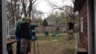 Slingshot dueling tree