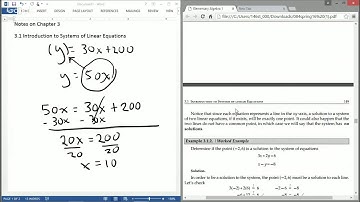 3.1: Introduction to Linear Systems