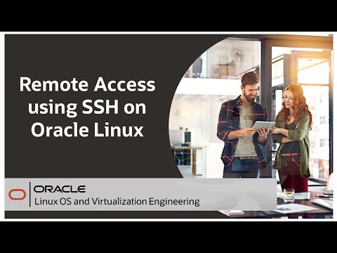 Remote Access Using SSH on Oracle Linux