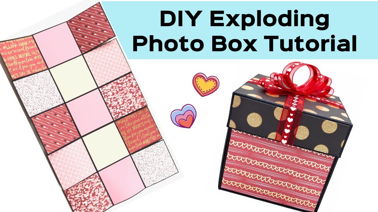 DIY: Exploding Photo Box Tutorial - YouTube