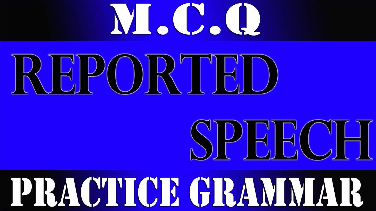 sslc english grammar reported speech