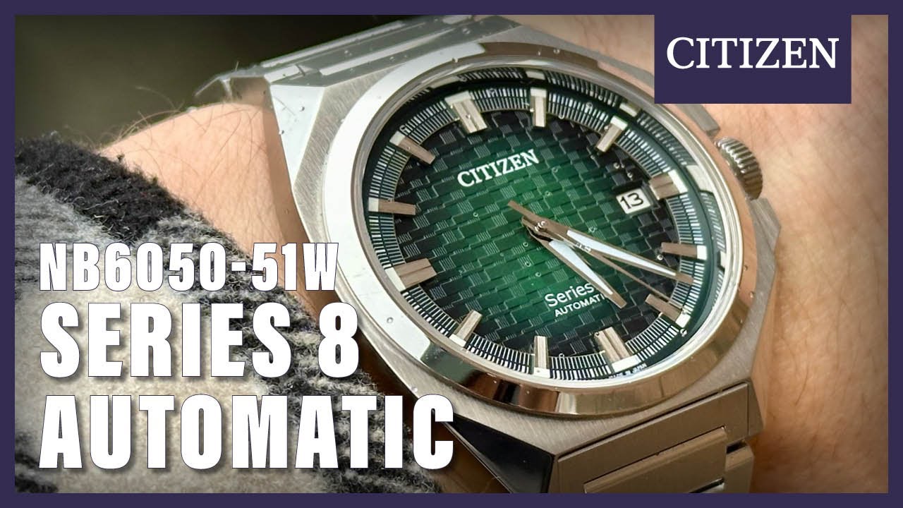 Unboxing The Citizen Series 8 NB6050-51W - YouTube