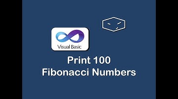 print 100 fibonacci numbers in vb.net