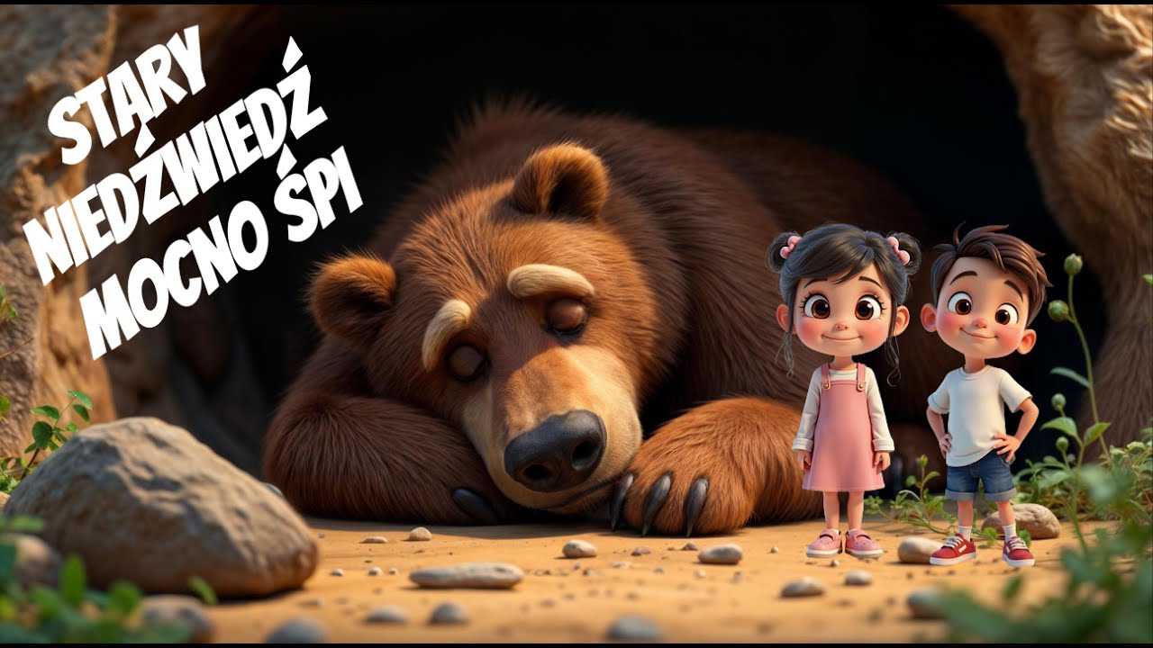 Piosenka do zabawy dla dzieci - Stary Niedźwiedź Mocno Śpi - YouTube