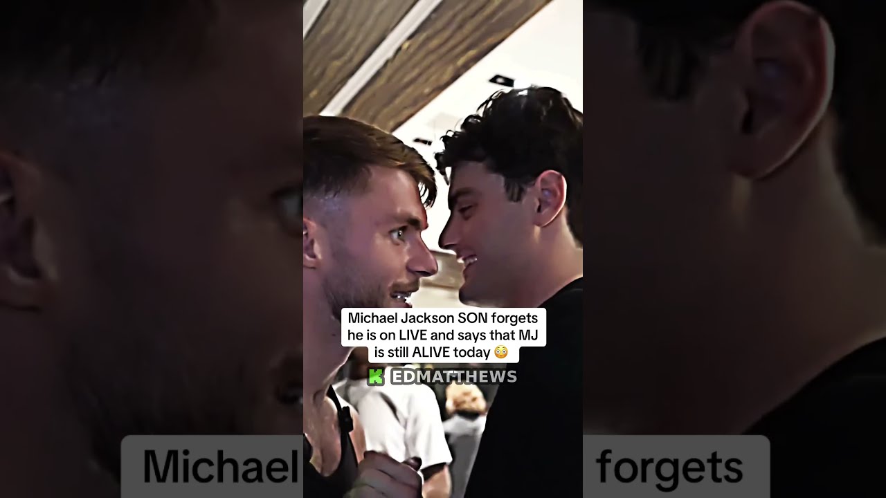 Micheal Jackson Son Forgets He Is On Live Says MJ Still Alive Today 