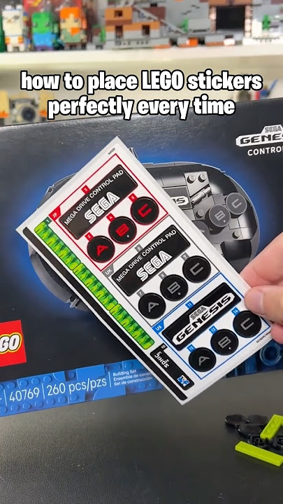 how to place LEGO stickers like a pro!