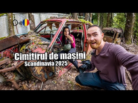 Cimitirul de mașini din Suedia graniță cu Norvegia! Scandinavia 2025 cu Dubița
