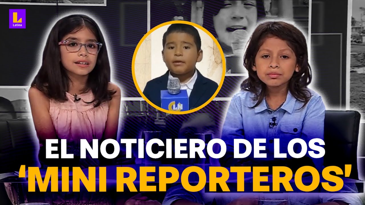 Un noticiero hecho por niños: Mira a los reporteros más jóvenes del Perú