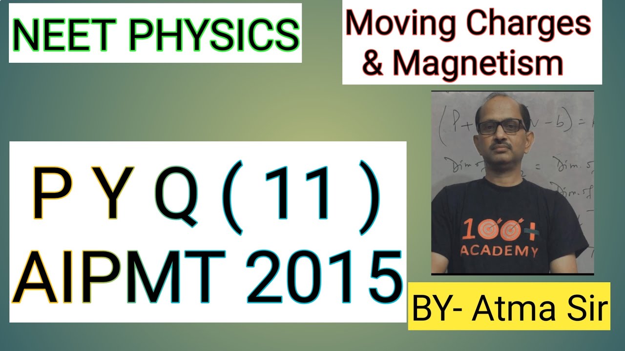 NEET Physics:- “ Magnetic Effect of Current “ AIPMT 2015.