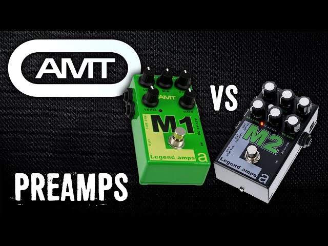 AMT M1 Vs M2 Preamps Compared | Into Torpedo CAB M with AMT IRS