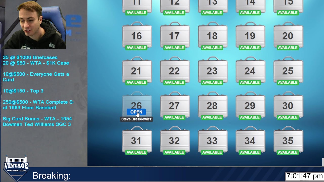 Vintage Breaks Live: 3/28/2026