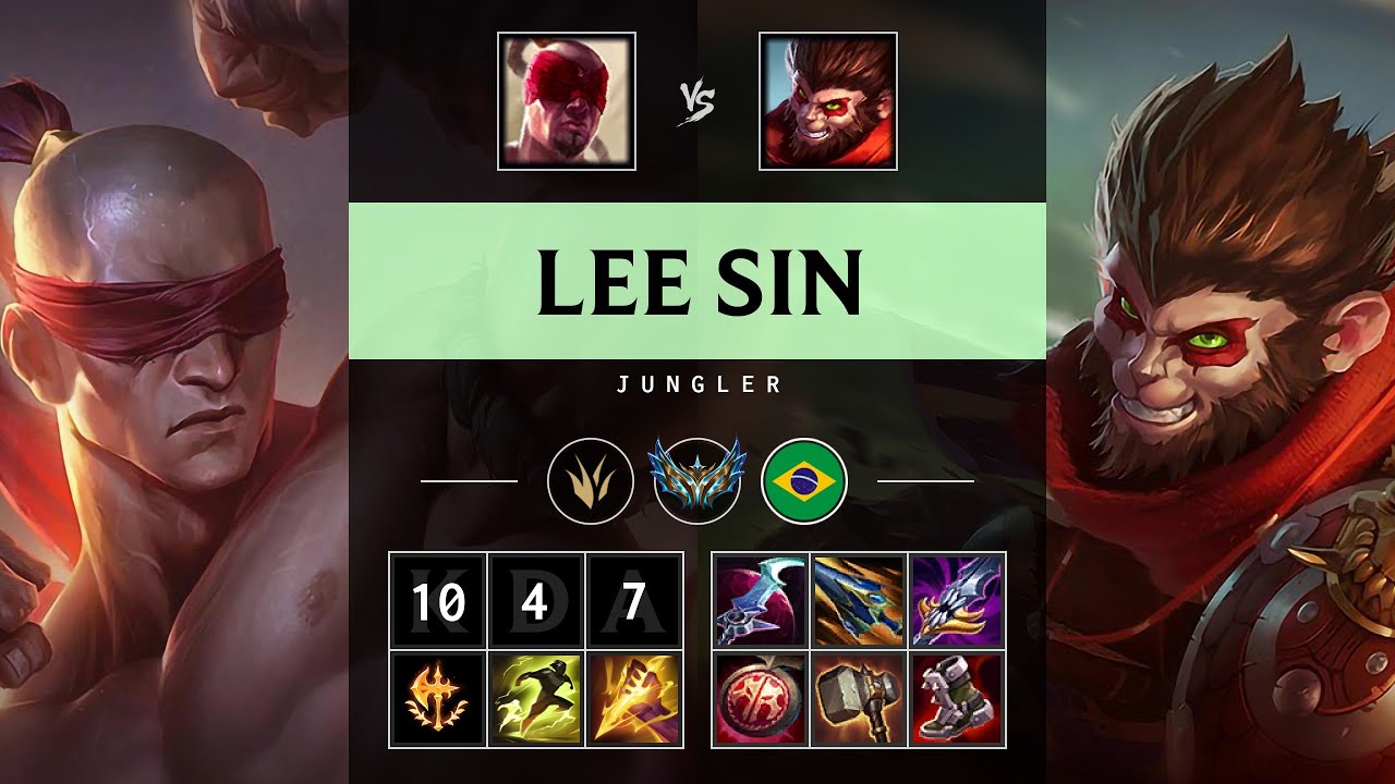Lee Sin Jungle vs Wukong - BR Challenger Patch 25.13
