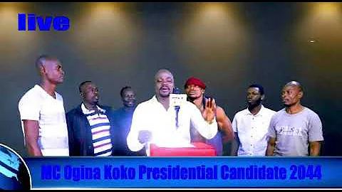 Mc Ogina koko presidential candidate 2044 selling his policies