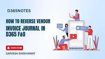 How to reverse vendor invoice journal in D365 F&O