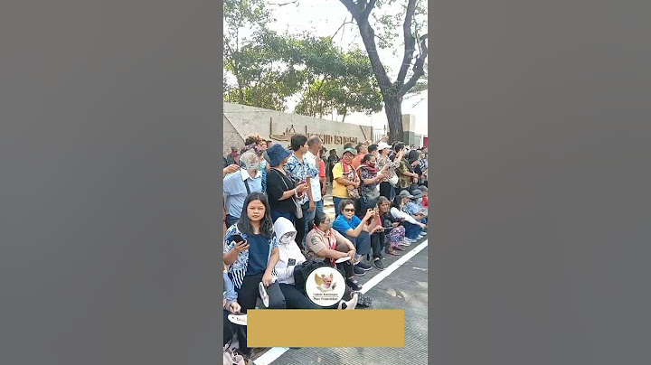 SUASANA UMAT MENUNGGU KEDATANGAN PAUS FRANSISKUS KE GEREJA KATEDRAL JAKARTA #pausfransiskus