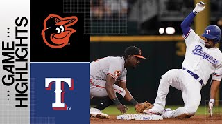 Orioles vs. Rangers Game Highlights (4\/5\/23) | MLB Highlights