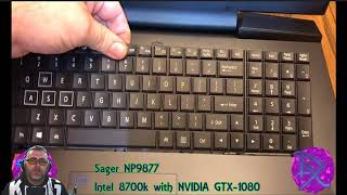 Sager Np9877 Intel 8700K Coffee Lake Laptop