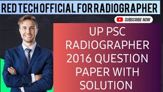 Psc Radiographer 2016 paper solutions || #radiology 
