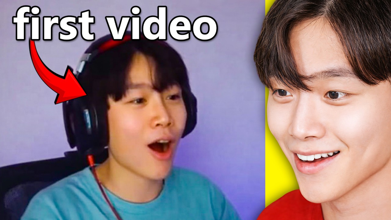 I REACTED To My First Video!