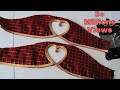 Model heart shape sleeve design | Simple method of heart shape sleeve design