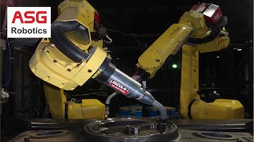 High alloy steel parts arc welding robotic cell, ASG Robotics
