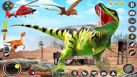 Dino Hunter 3D Shooting Game - Dino City 3D Game - Android Gameplay