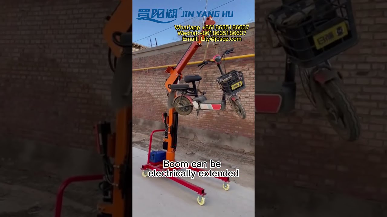 JIN YANG HU Electric Mini Pickup Truck Crane Is Easy To Use And Can Easily Lift Move Heavy Loads