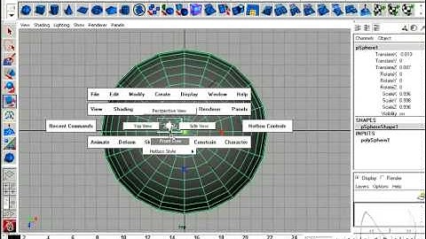 Basic Introduction to the Maya 8 User Interface