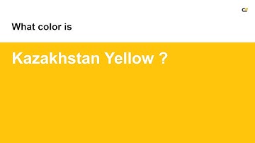 Kazakhstan Yellow color #fec50c hex color - Yellow color - Cool color fec50c