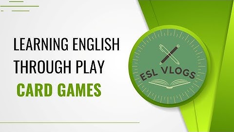 Learning English through Play: Card Games