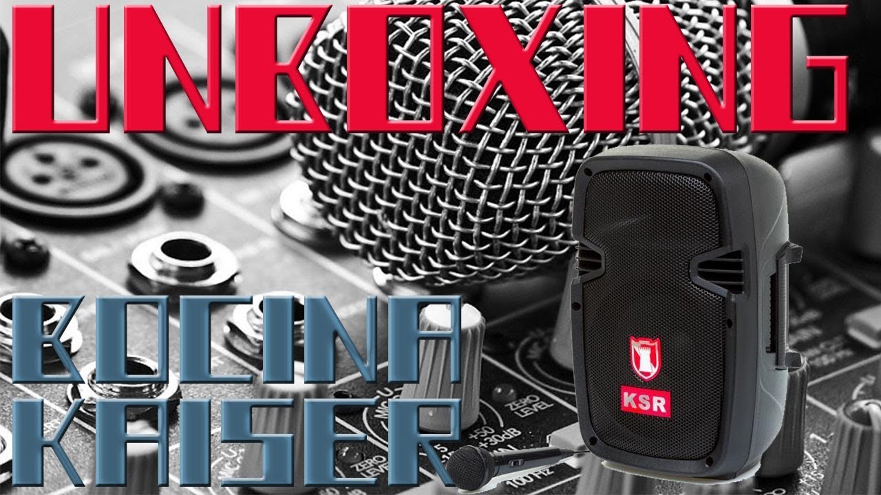 BOCINA KSR Bluetooth UNBOXING🔊 - YouTube