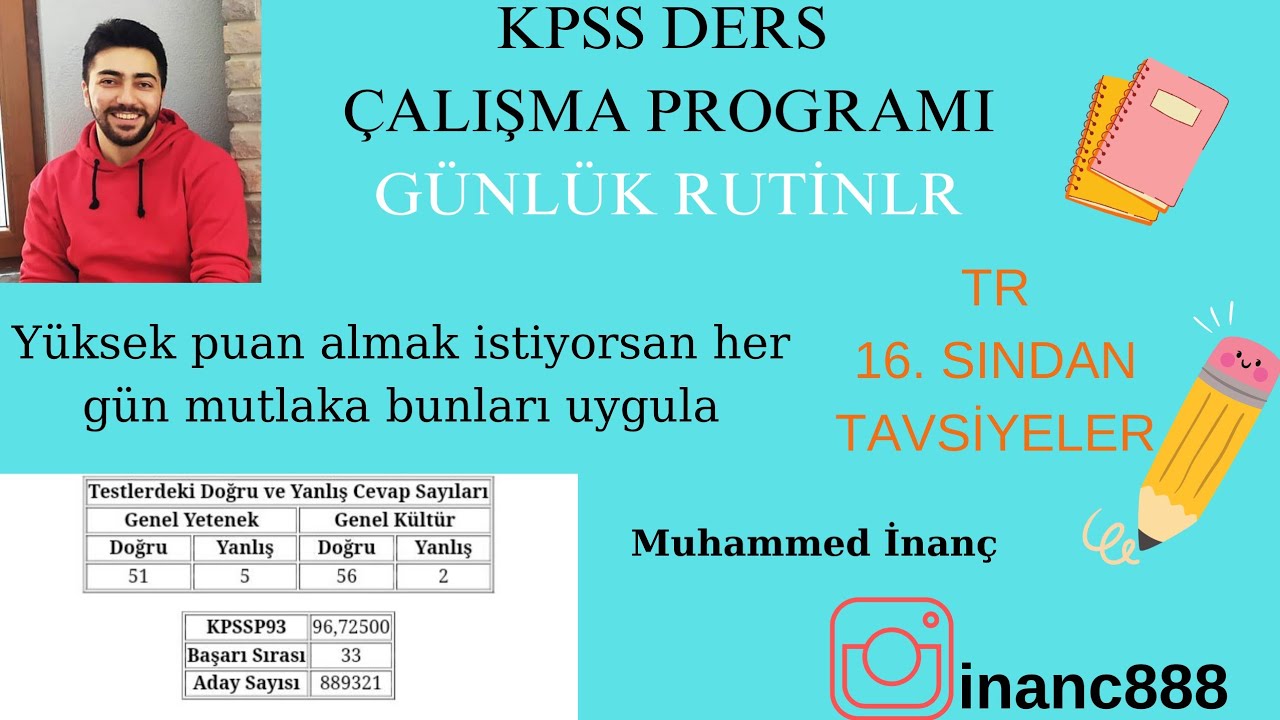 4)KPSS GÜNLÜK RUTİNLER-HER GÜN MUTLAKA BUNLARI UYGULA KPSS NETLERİNİ ARTIRACAK YÖNTEMLER