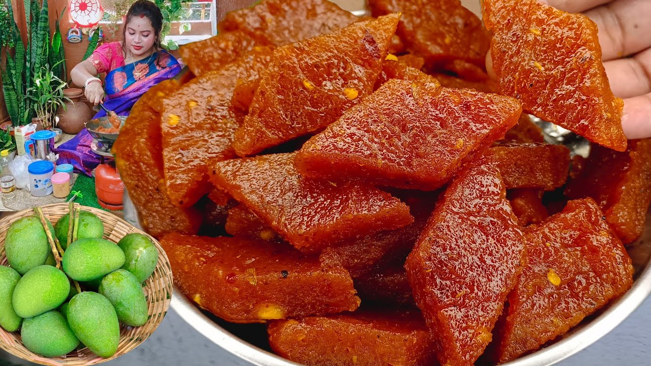 রোদে দেওয়ার ঝামেলা ছাড়াই কাঁচা আমের বরফি ১০মিনিটে বানিয়ে সংরক্ষণ করুন।Mango pickle recipe