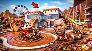 Franklin and Shinchan foundCHOCOLATE WATERPARK House In INDI