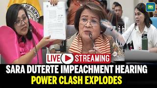 VP Sara Duterte Faces Impeachment Hearing LIVE | Power Battle Explodes In Senate Of Philippines