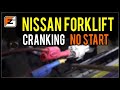Nissan Forklift Cranking No Start