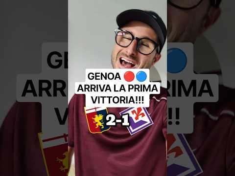 Video Il Genoa batte la Fiorentina e trova la prima vittoria in campionato.