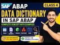 👉 SAP ABAP Data Dictionary Explained in Telugu | Class 4 | SE11 Tables, Domains, Data Elements Full