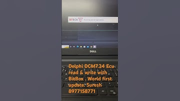 World first update Delphi DCM7.24 Ecu read & write with BitBox.Suresh 8977158771