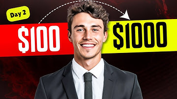 1-Minute Binary Options Strategy | Day 2 of ( $1000 Trading Challenge )