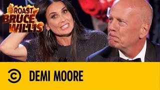 "Parece Un Pene lo Mires Por Donde lo Mires" | Demi Moore | Roast de Bruce Willis | Comedy Central