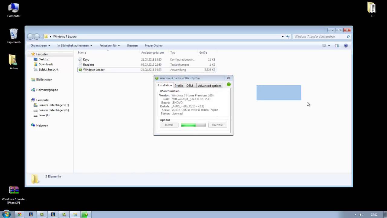 Windows 7 Aktivieren Ohne CD Key YouTube