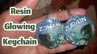 Resin Glowing Keychain |Full Tutorial| #resinart #resinartindia #resinartgallery #art #resinartist