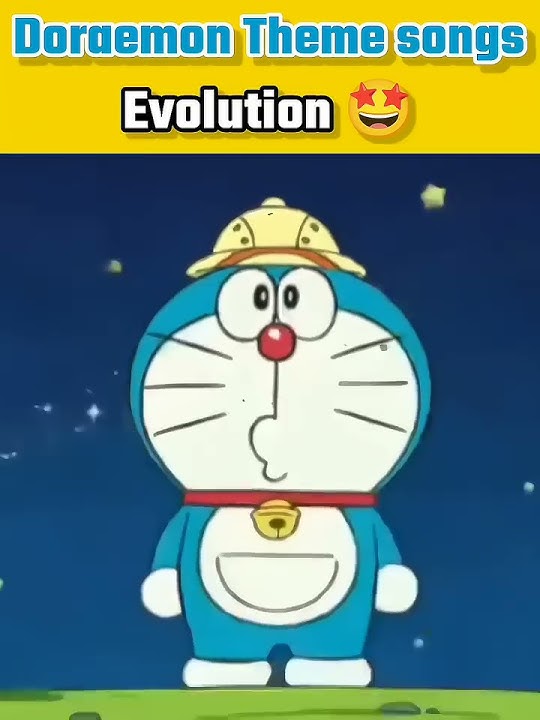 Doraemon Show के सारे opening theme songs 🤩🤩 || Evolution of Doraemon theme songs #shorts