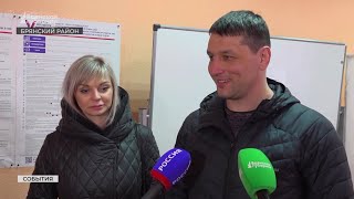 Брянский чемпион Артём Осипенко проголосовал на выборах президента России